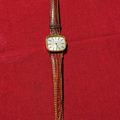 Fortis women's watch used, rectangular shape, leather strap