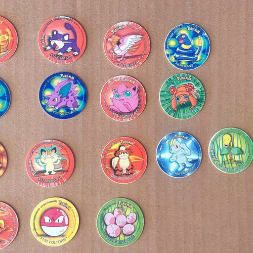 Pokemon Taz collectible set of 19 vintage tokens