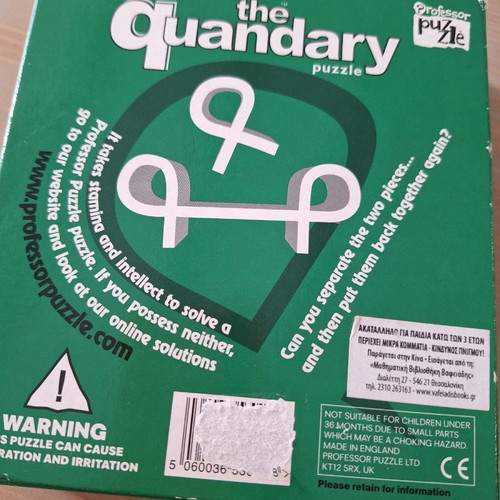 Puzzle game Quandary level 1 new
