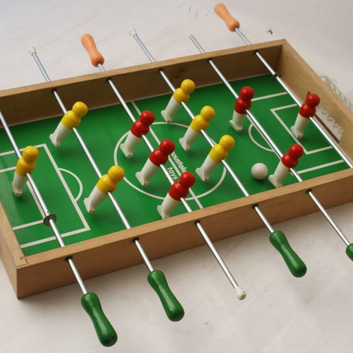 Vintage 90's wooden foosball Moustakas new