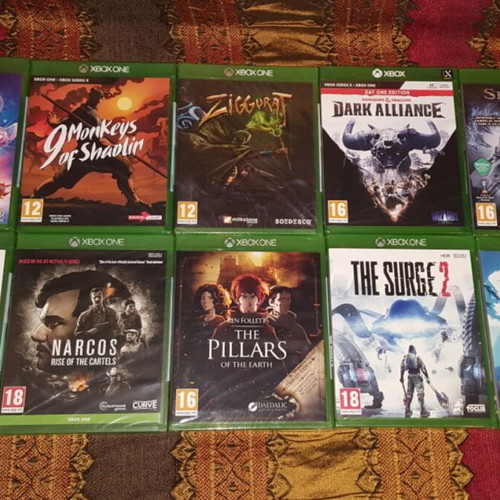 Xbox games new sealed and used in excellent condition