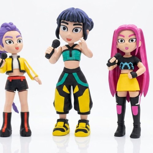 K-Pop Figure Set Zoey Mira Rumi 15cm Premium 3D Print