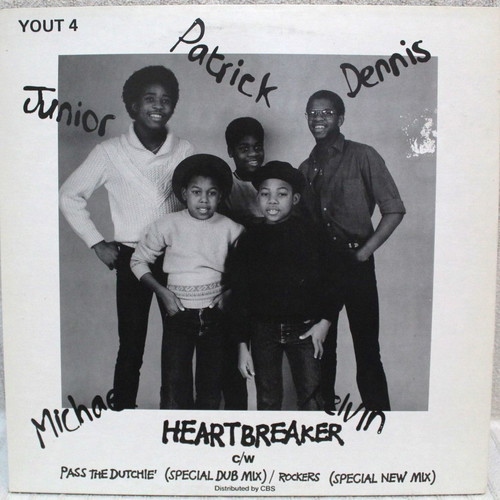 Musical Youth Heartbreaker vinyl 12" 45 RPM used, reggae