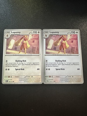 Lopunny 108/132 Mega Evolution Pokemon card set