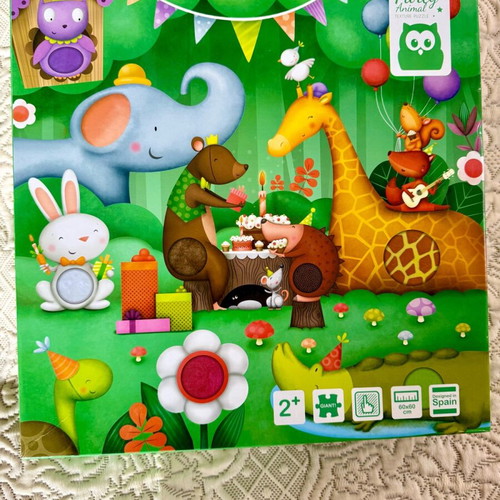 Large 60x60 Touch Puzzle like new educational toy 2+
