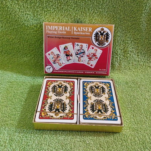 Piatnik Sealed Imperial Kaiser Collectible Playing Cards '70 new