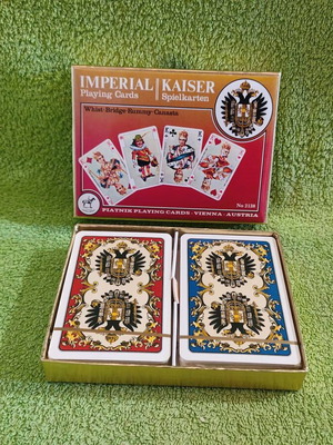Piatnik Sealed Imperial Kaiser Collectible Playing Cards '70 new