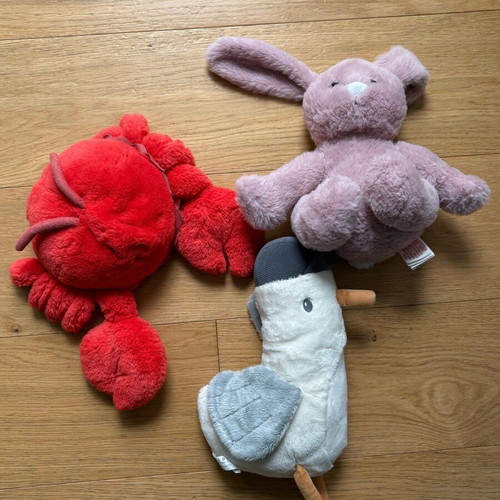 Stuffed animals like new