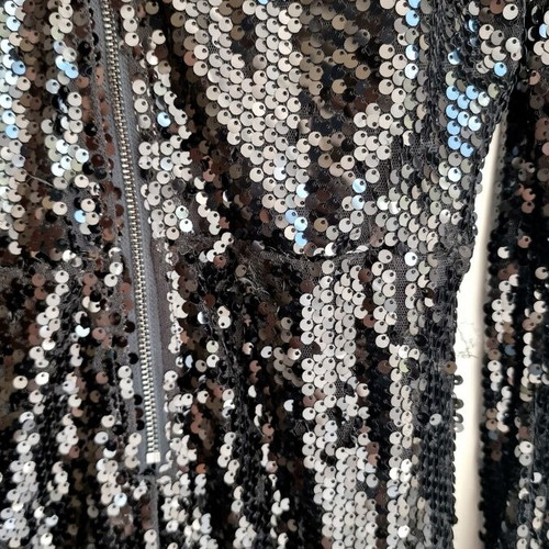 BSB Sequin Mini Black Party Dress Size S Like New