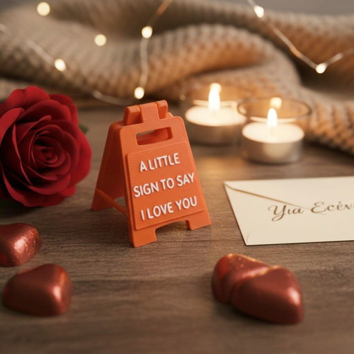 3D Printed Sign New With Personalized Message