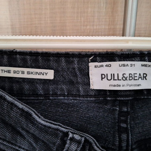 Jean pants Pull & Bear skinny Eur 40 like new, black