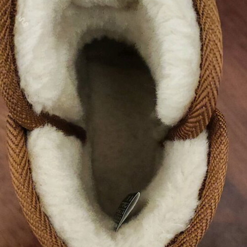 D.Franklin brown boots with fur, size 38, like new