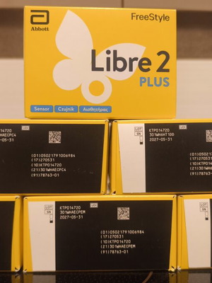 Abbott Libre2 PLUS glucose sensors 15-day new