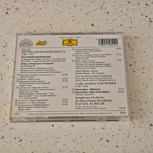 Felix Mendelssohn Ein Sommernachtstraum CD, classical