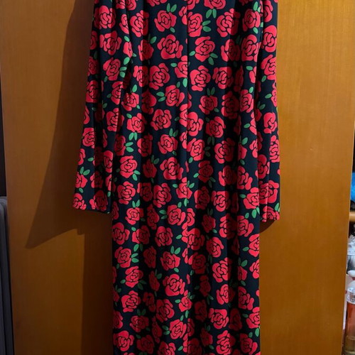Chaton midi dress floral print like new, size M