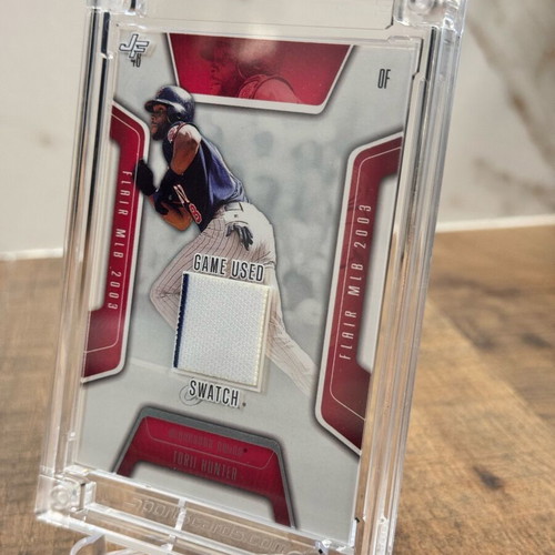 Torii Hunter Game Used Jersey Relic Card Jersey Fusion 2022 MLB Twins new