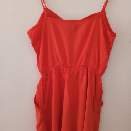 Short jumpsuit used, red, size M