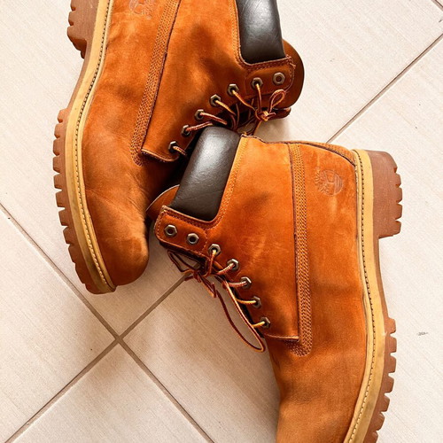 Timberland Premium 6-Inch Waterproof Boots size 45 used, brown
