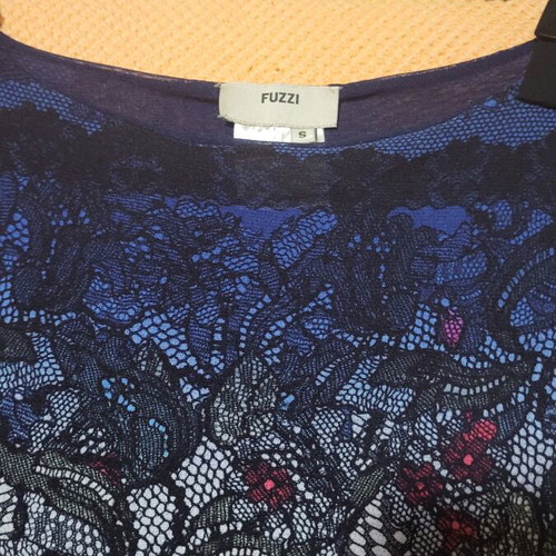 Women's blouse size S like new, colorful, semi-transparent layers