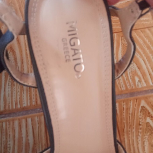 Migato sandals new black with straps size 38
