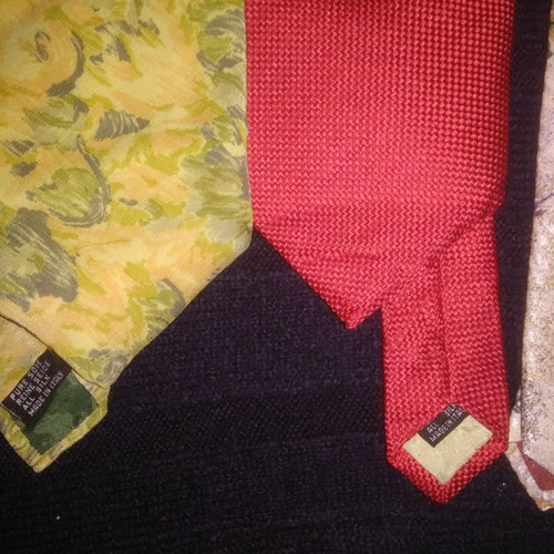 Silk Italian ties like new, set