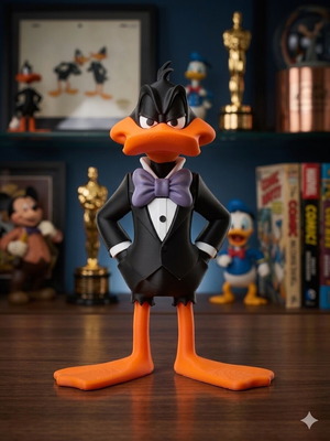 3D figure Daffy Duck made to order