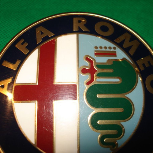 Alfa Romeo mask emblem used, genuine