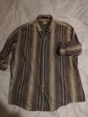 BD Baggies Men’s Long Sleeve Striped Cotton Shirt Like New