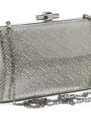 Γυναικείο Τσαντάκι Verde Clutch Σκούρο Γκρι Καινούργιο