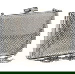 Γυναικείο Τσαντάκι Αμπιγιέ Clutch-ΣΚΟΥΡΟ ΓΚΡΙ