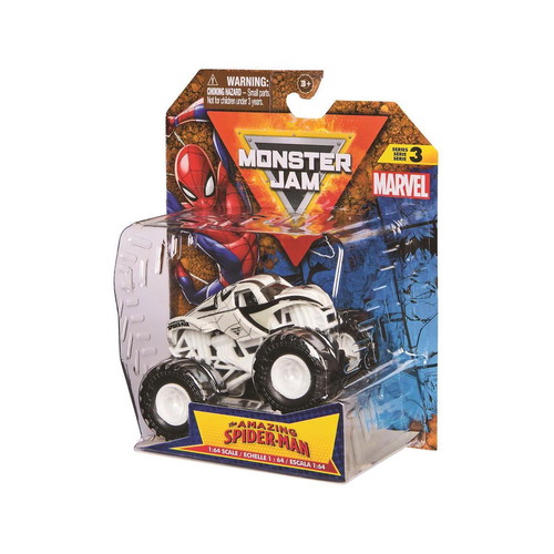 Spin Master Monster Jam Marvel The Amazing Spider-Man 1:64 Vehicle new