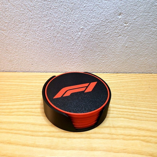 F1 base with 6 coasters full set new
