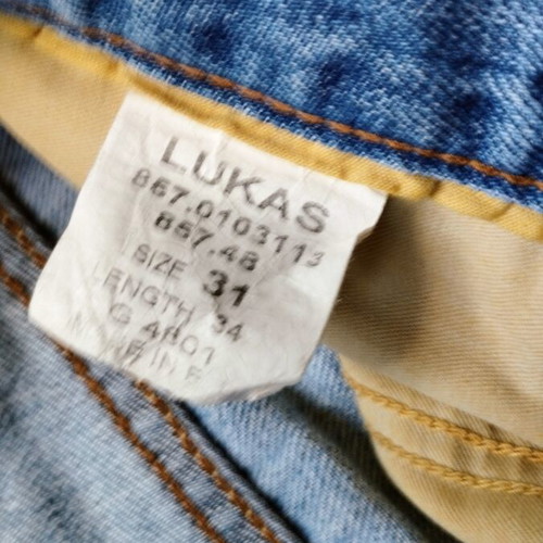 Staff Jeans W31L28 used, straight fit, 100% cotton, blue
