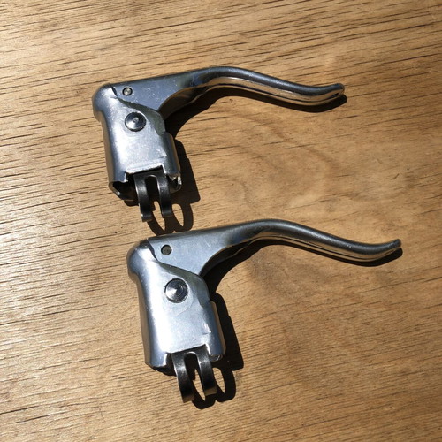 Vintage brake levers pair new old stock