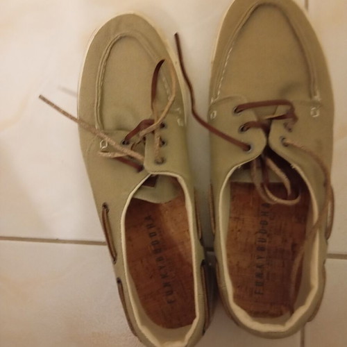 Funky Buddha Sailing Shoes used, size 43, khaki
