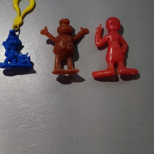 Lucky Cup & Bozo figures used toys