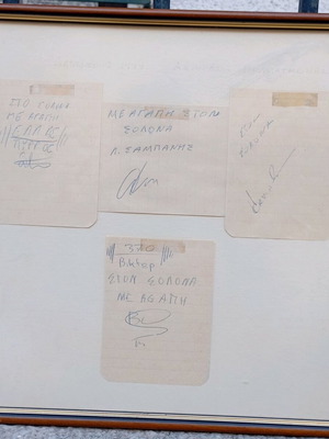 Olympians' autographs used from 1999 event