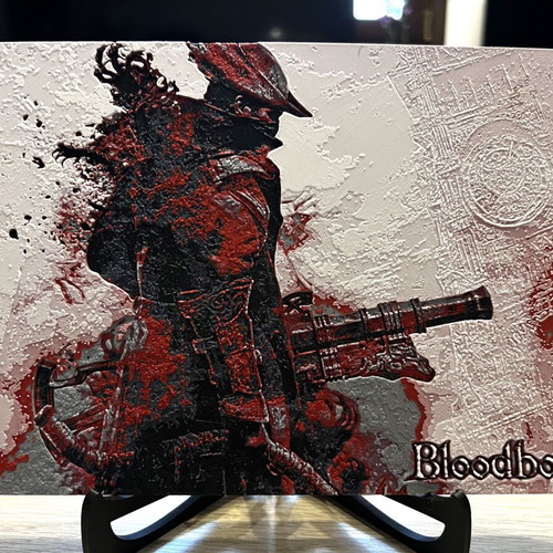 3D embossed BloodBorne image for PS4 and PS5, new