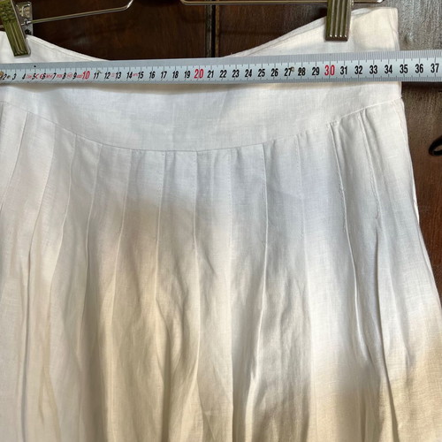 Atmosphere women's linen skirt size S-M like new, white
