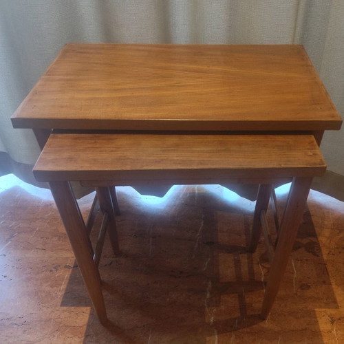 Danish teak nest tables like new, Danish Design
