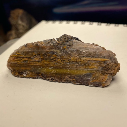 Selenite with hematite new, beautiful specimen