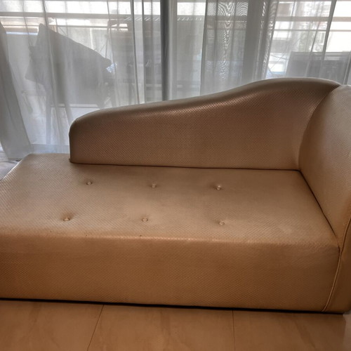Leather sofa used with minor wear in good condition