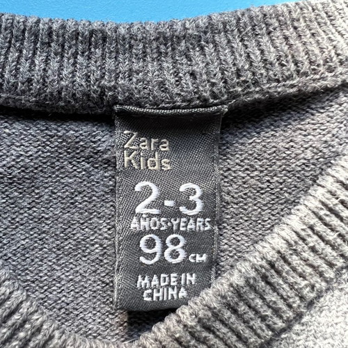 Βρεφικό πουλόβερ Zara μεταχειρισμένο για αγοράκι 2-3 χρόνων