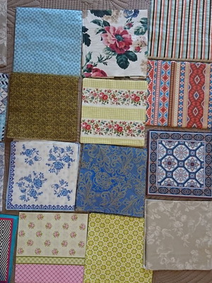 Decoupage napkins like new