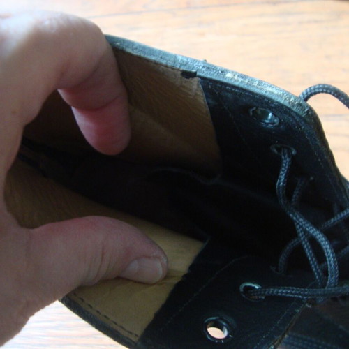 Leather navy boots authentic, new, size 42, 1990s