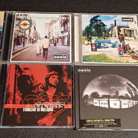 Oasis Complete Discography 9 CDs and 1 DVD used, Rock