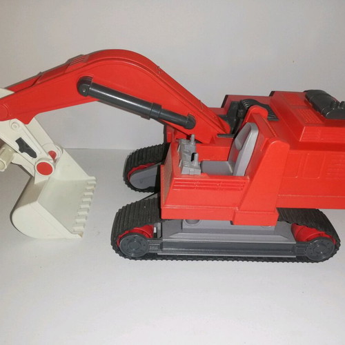 Playmobil excavator used with missing parts