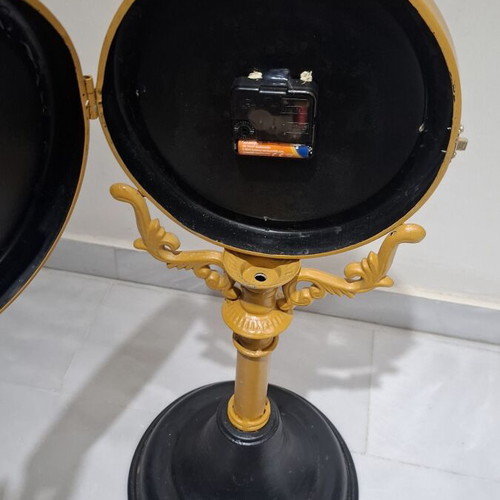 Double-Sided Station Table Clock like new, vintage style, 60 cm height