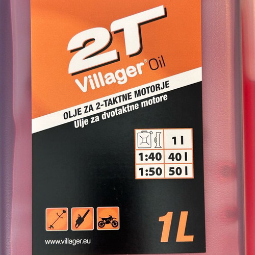Villager 2T 1L two-stroke engine oil sealed, new