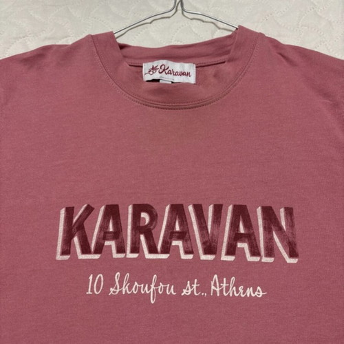 Karavan oversized T-shirt, pink, size L
